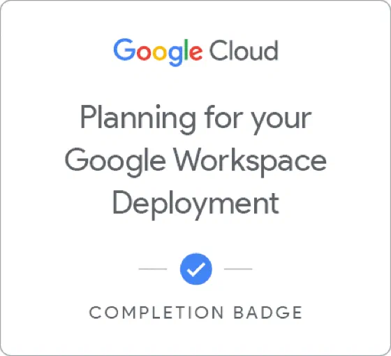 Planning for a Google Workspace Deployment Francais